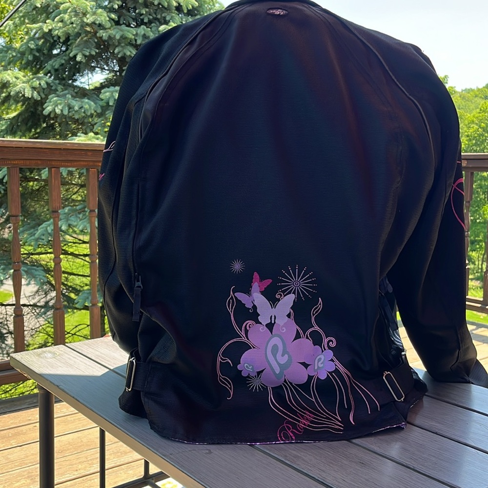 Joe Rocket Black and Pink Women's Jacket - Picture 4 of 10